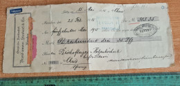 SWITZERLAND - INKASSO - CAMBIALE DEL 25.02.1915 DI 303,35 MARK - MÜNCHEN - CHUR - Bills Of Exchange