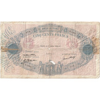 France, 500 Francs, Bleu Et Rose, 1930, G.1295, AB, Fayette:30.33, KM:66l - 500 F 1888-1940 ''Bleu Et Rose''