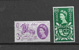 1960 MNH GB MIchel 339-40 Postfris** - Unused Stamps