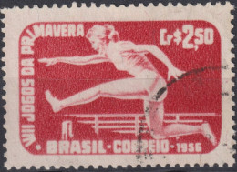 1956 Brasilien ° Mi:BR 898, Sn:BR 840, Yt:BR 624, 8th Spring Games /RJ, Sport - Usados