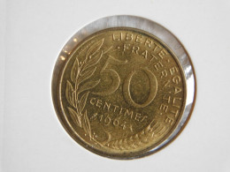 France 50 Centimes 1964 Plis MARIANNE (591) - 50 Centimes