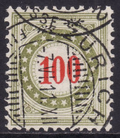 Schweiz: Portomarke SBK-Nr. 21GcN (Rahmen Hellgrünlicholiv, 1903-1905) Gestempelt - Portomarken