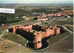 CPM -  SALSES - LE CHATEAU-FORT VU DU CIEL - Salses