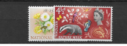1963 MNH GB MIchel 357-58x Postfris** - Unused Stamps