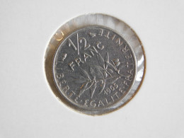 France 1/2 Franc 1965 SEMEUSE (593) RF à Peine Visible - 1/2 Franc