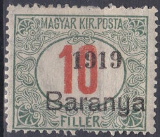 Hongrie Baranya Taxe 1919 Mi 2 *  (A8) - Baranya