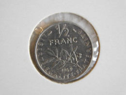 France 1/2 Franc 1969 SEMEUSE (597) - 1/2 Franc