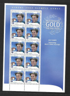 Australia 2004 MNH Australian Gold Medallists Sg 2406 Ian Thorpe Sheetlet - Neufs