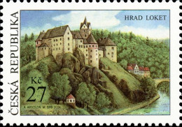 Czech Republic - 2024 - Beauties Of Our Country - Loket Castle - Mint Stamp - Ongebruikt