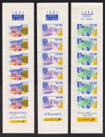 JOURNEE DU TIMBRE   3 CARNETS    BC2640-2689-2744       ANNEES  1990-91-92          SCAN - Giornata Del Francobolli