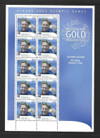 Australia 2004 MNH Australian Gold Medallists Sg 2410 Suzanne Balogh Sheetlet - Neufs