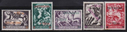 Belgie  .   OBP    .    5  Zegels    .   *      .   Ongebruikt Met Gom     .   /   .   Neuf Avec Gomme - Unused Stamps