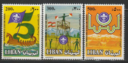 LIBAN - N°283/5 ** (1983) Scoutisme - Lebanon