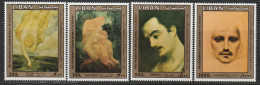 LIBAN - N°287/90 ** (1983) Tableaux De Jubran Khalil , Gibran. - Lebanon