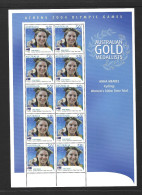 Australia 2004 MNH Australian Gold Medallists Sg 2413 Anna Meares Sheetlet - Neufs