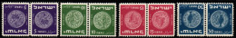 Israel 1949 - Mi.Nr. 23 - 27 - Postfrisch MNH - Kehrdrucke - Ongebruikt (zonder Tabs)