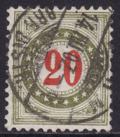 Schweiz: Portomarke SBK-Nr. 19GcK (Rahmen Hellgrünlicholiv, 1903-1905) Gestempelt - Taxe