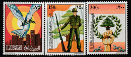 LIBAN - N°292/4 ** (1984) Journée De L'armée - Liban