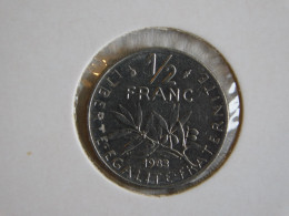 France 1/2 Franc 1983  SEMEUSE (610) - 1/2 Franc