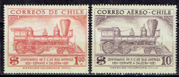 Chile - Mi-Nr 493/494 Ungebraucht / MNH ** (e805) - Trains