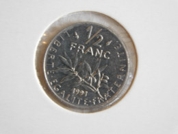 France 1/2 Franc 1991 SEMEUSE (615) - 1/2 Franc