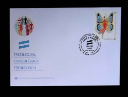 CL, FDC, 1 Er Jour, United Nations, NY 10017, February 5, 2016, Free & Equal, UN For LGBT Equality - FDC
