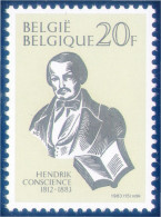Bélgica 2106 1983 Centenario De La Muerte De Hendrik Conscience  MNH - Otros & Sin Clasificación