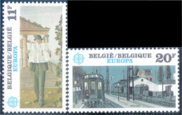 Bélgica 2091/92 1983 Europa Grandes Obras MNH - Otros & Sin Clasificación