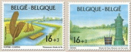 Bélgica - 2582/83 - 1995 Promoción De La Filatelia Museos De Bélgica Rio, Fuen - Autres & Non Classés