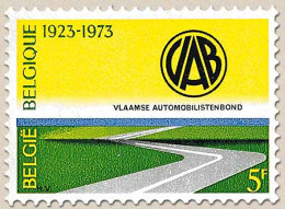 Bélgica - 1682 - 1973 50º Aniv. De Vlaamse Automobilistenbond Lujo - Autres & Non Classés