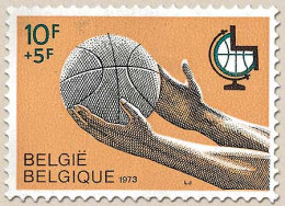 Bélgica - 1656 - E - 1973 1er Campeonato De Baloncesto Para Discapacitados Luj - Andere & Zonder Classificatie