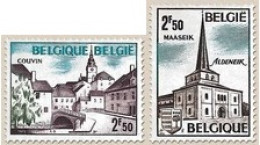 Bélgica - 1636/37 - 1972 Serie Turística Lujo - Andere & Zonder Classificatie