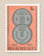 Bélgica - 1616 - 1971 50º Aniv. Unión Económica Belga-luxemburguesa Monedas Lu - Andere & Zonder Classificatie