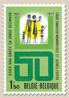 Bélgica - 1601 - 1971 50º Aniv. Liga Familias Numerosas Lujo - Sonstige & Ohne Zuordnung