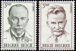 Bélgica - 1603/04 - 1971 Personalidades Lujo - Andere & Zonder Classificatie