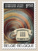 Bélgica - 1567 - 1971 Automatizacón De La Red Telefónica En Bélgica Teléfono L - Other & Unclassified