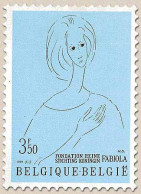Bélgica - 1546 - 1970 Fundación Reina Fabiola Dibujo De Mujer Lujo - Other & Unclassified