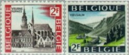 Bélgica - 1503/04 - 1969 Serie Turística Lugares Paisaje Lujo - Andere & Zonder Classificatie