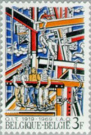 Bélgica - 1497  - 1969 50º Aniv. De La OIT Los Constructores Cuadro De F.Léger - Sonstige & Ohne Zuordnung