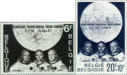 Bélgica - 1508/09 - 1969 El Hombre En La Luna Armstrong, Collins, Aldrin Lujo - Sonstige & Ohne Zuordnung