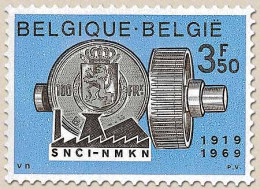 Bélgica 1516 1969 Sociedad Nacional De Crédito E Industria MNH - Sonstige & Ohne Zuordnung