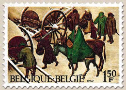 Bélgica - 1517 - 1969 Navidad Cuadro De Breughel L - Otros & Sin Clasificación