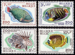 Bélgica - 1470/73 - 1968 125º Aniv. Del Zoo De Amberes Fauna Peces Lujo - Autres & Non Classés