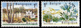 Bélgica - 1408/09 - 1967 Protección De La Naturaleza Paisajes Lujo - Andere & Zonder Classificatie