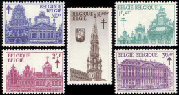 Bélgica - 1354/58 - 1965 Monumentos De La Gran Plaza De Bruselas Lujo - Andere & Zonder Classificatie
