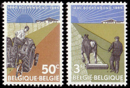 Bélgica - 1340/41 - 1965 75º Aniv. Federación De Agricultores Boerenbond Lujo - Other & Unclassified