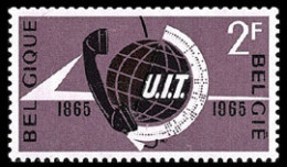 Bélgica - 1333 - 1965 Cent. Unión Internacional De Telecomunicaciones Lujo - Autres & Non Classés