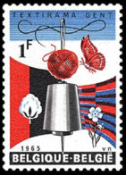 Bélgica - 1313 - 1965 Salón Textil De Gante Lujo - Autres & Non Classés