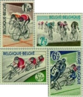 Bélgica - 1255/58 - 1963 80º Aniv. Liga Velocípeda Belga  Ciclismo Lujo - Autres & Non Classés