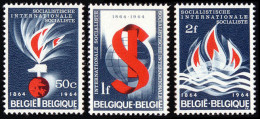 Bélgica - 1290/92 - 1964 Cent. De La Internacional Socialista Alegorías Lujo - Otros & Sin Clasificación